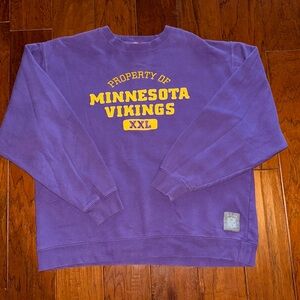 Minnesota Vikings NFL Vintage sweatshirt.